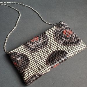 Vintage 80's Chainmail Metallic Mesh Handbag